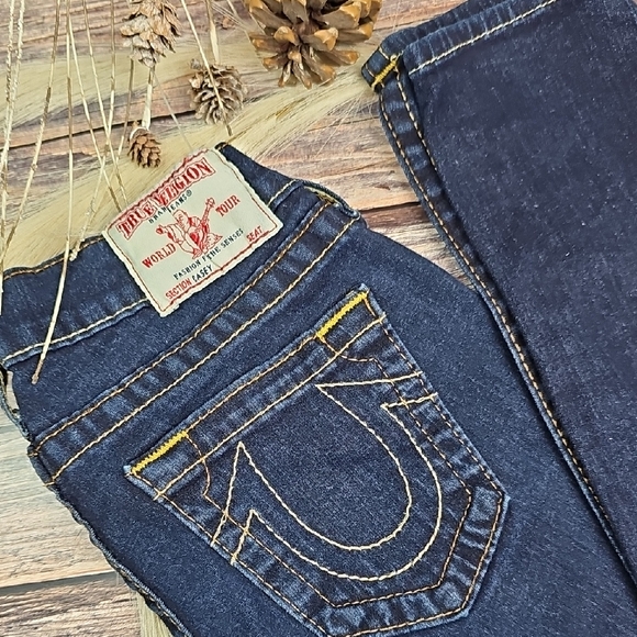 NEW TRUE RELIGION WORLD TOUR CASEY LOW-RISE SKINNY ANKLE JEANS